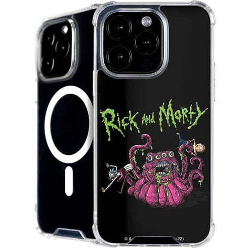 Adult Swim Rick and Morty Tentacle Attack iPhone 16 Pro Max MagSafe Case
