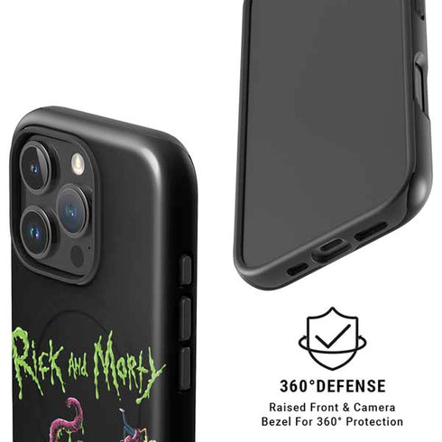 Adult Swim Rick and Morty Tentacle Attack iPhone 16 Pro Max Magsafe Impact Case