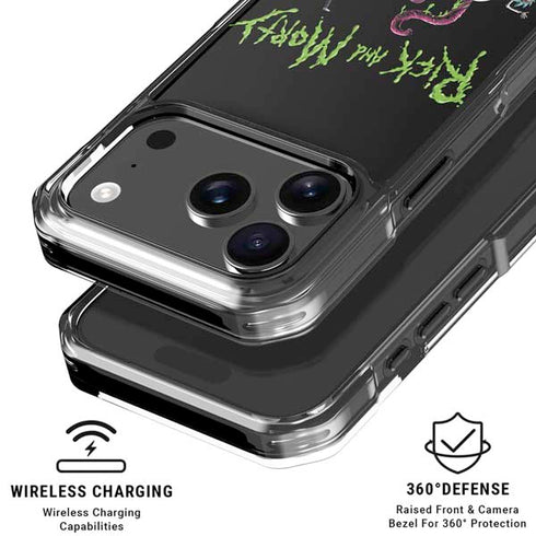 Adult Swim Rick and Morty Tentacle Attack iPhone 18 Pro Clear Case