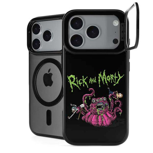 Adult Swim Rick and Morty Tentacle Attack iPhone 18 Pro Kickstand Case