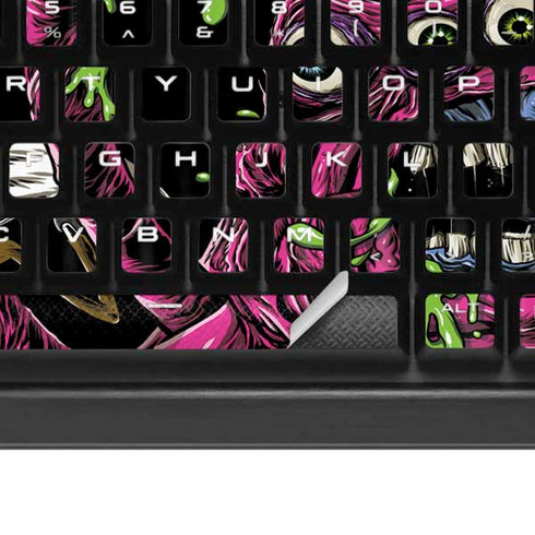 Adult Swim Rick and Morty Tentacle Attack K95 RGB PLATINUM Mechanical Gaming Keyboard Skin