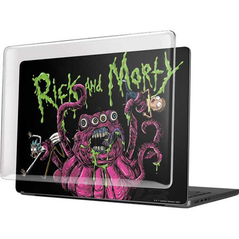 Adult Swim Rick and Morty Tentacle Attack MacBook Pro 14in (2021-24) Case plus Skin