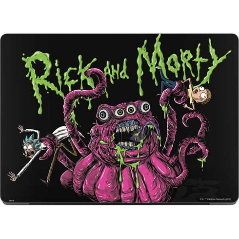 Adult Swim Rick and Morty Tentacle Attack Apple MacBook Pro 14-inch Skin