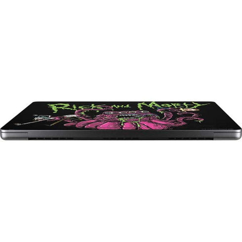 Adult Swim Rick and Morty Tentacle Attack Apple MacBook Pro 14-inch Skin