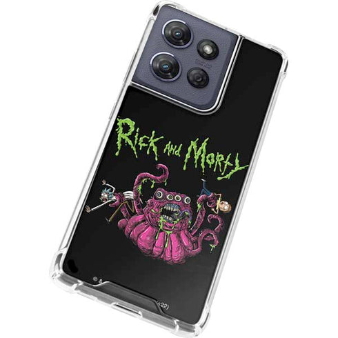Adult Swim Rick and Morty Tentacle Attack Moto G Play 5G (2025) Clear Case
