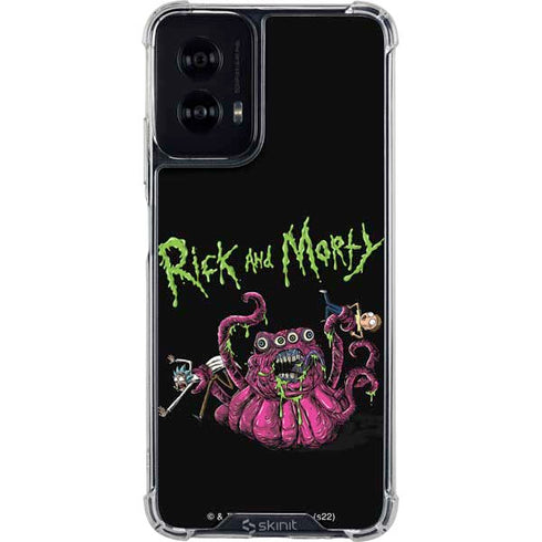 Adult Swim Rick and Morty Tentacle Attack Moto G Power 5G (2024) Clear Case