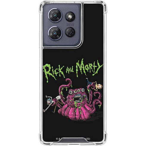 Adult Swim Rick and Morty Tentacle Attack Moto G Stylus 5G (2025) Clear Case
