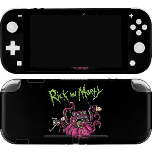 Adult Swim Rick and Morty Tentacle Attack Nintendo Skins