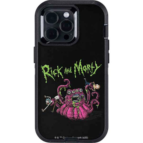 Adult Swim Rick and Morty Tentacle Attack Otterbox Defender iPhone Skin