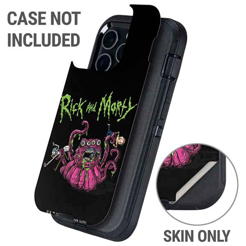Adult Swim Rick and Morty Tentacle Attack Otterbox Defender iPhone Skin