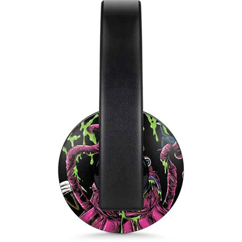 Adult Swim Rick and Morty Tentacle Attack PlayStation 4 Gold Wireless Headset Skin
