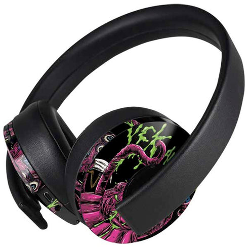 Adult Swim Rick and Morty Tentacle Attack PlayStation 4 Gold Wireless Headset Skin