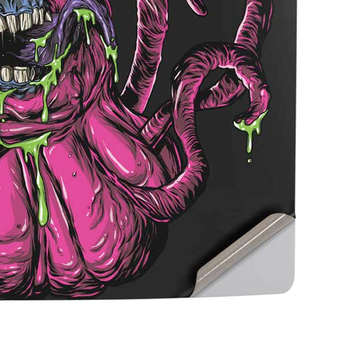 Adult Swim Rick and Morty Tentacle Attack PS5 Pro Disk Console Skin
