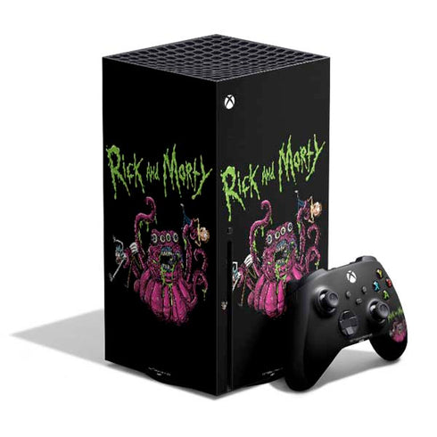 Adult Swim Rick and Morty Tentacle Attack Xbox Series X Skins