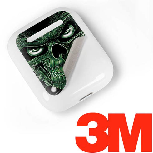 Liquid Blue Terminator Dragon Apple AirPods Skin