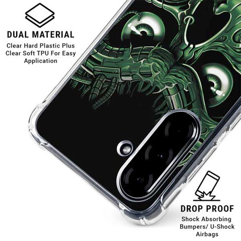 Liquid Blue Terminator Dragon Galaxy A36 5G Clear Case