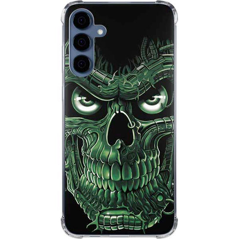 Liquid Blue Terminator Dragon Galaxy A55 5G Clear Case