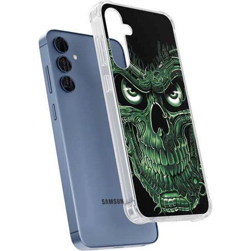 Liquid Blue Terminator Dragon Galaxy A55 5G Clear Case