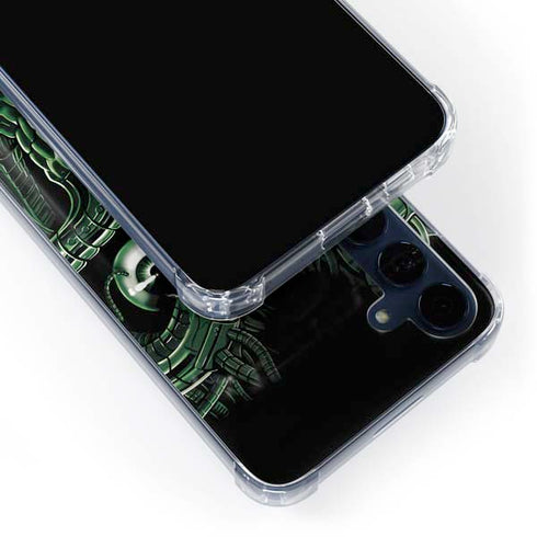 Liquid Blue Terminator Dragon Galaxy A55 5G Clear Case