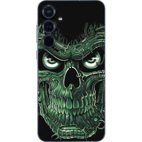 Liquid Blue Terminator Dragon Galaxy A55 5G Skin