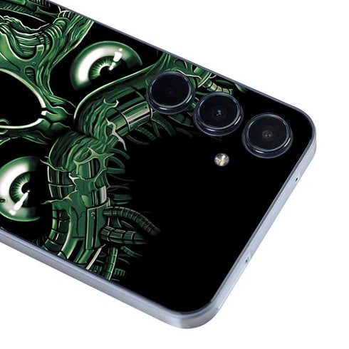 Liquid Blue Terminator Dragon Galaxy A55 5G Skin