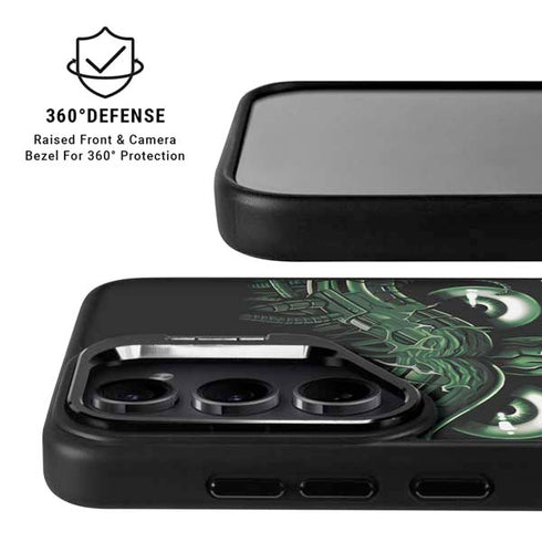 Liquid Blue Terminator Dragon Galaxy S24 FE Kickstand Case