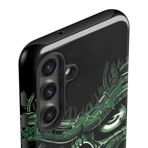 Liquid Blue Terminator Dragon Galaxy S25 Plus Impact Case