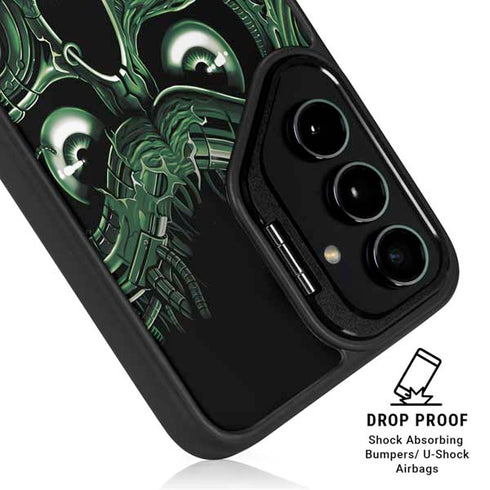 Liquid Blue Terminator Dragon Galaxy S24 Plus Kickstand Case