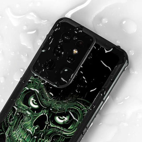 Liquid Blue Terminator Dragon Galaxy S24 Ultra Waterproof Case