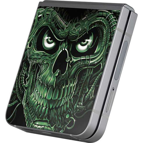 Liquid Blue Terminator Dragon Galaxy Z Flip6 Skin