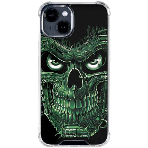 Liquid Blue Terminator Dragon iPhone 15 Clear Case