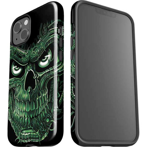 Liquid Blue Terminator Dragon iPhone 15 Impact Case