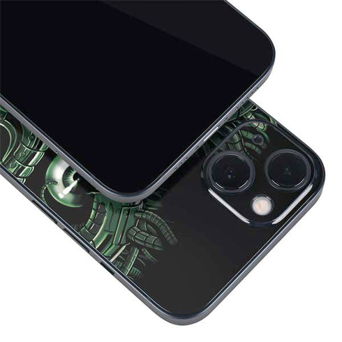 Liquid Blue Terminator Dragon iPhone 15 Skin