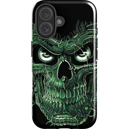 Liquid Blue Terminator Dragon iPhone 16 Magsafe Impact Case