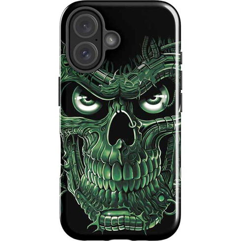 Liquid Blue Terminator Dragon iPhone 16 Plus Impact Case