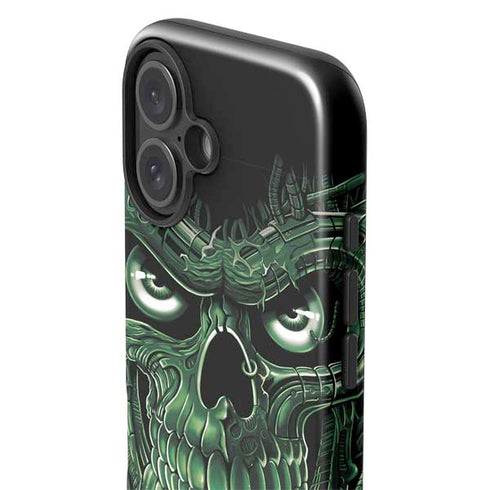 Liquid Blue Terminator Dragon iPhone 16 Plus Impact Case