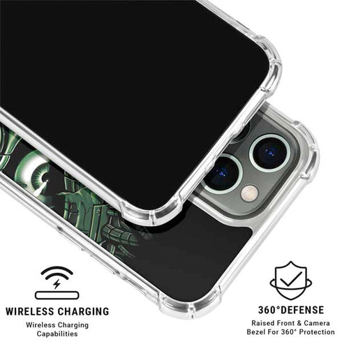 Liquid Blue Terminator Dragon iPhone 16 Pro Clear Case
