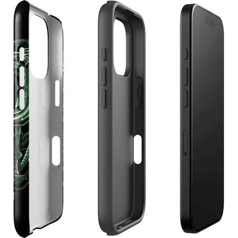 Liquid Blue Terminator Dragon iPhone 16 Pro Impact Case