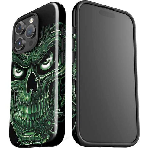 Liquid Blue Terminator Dragon iPhone 16 Pro Max Impact Case