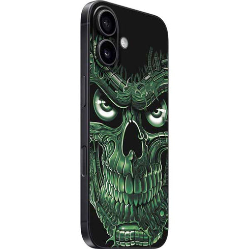 Liquid Blue Terminator Dragon iPhone 16 Skin