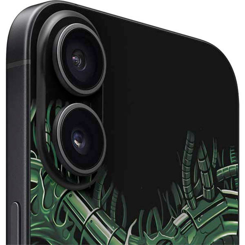 Liquid Blue Terminator Dragon iPhone 16 Skin