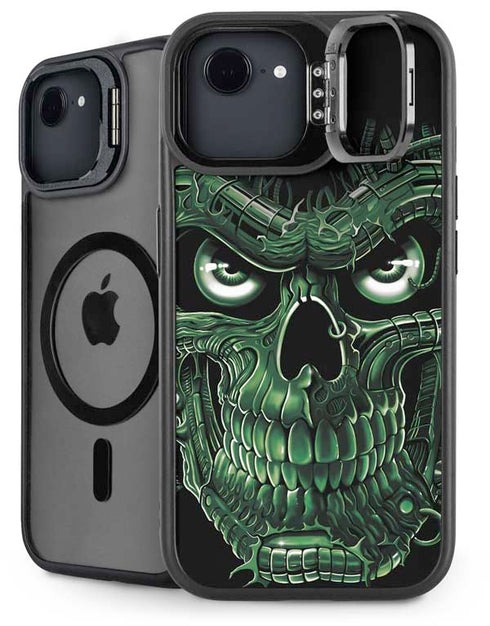 Liquid Blue Terminator Dragon iPhone 16e Kickstand Case