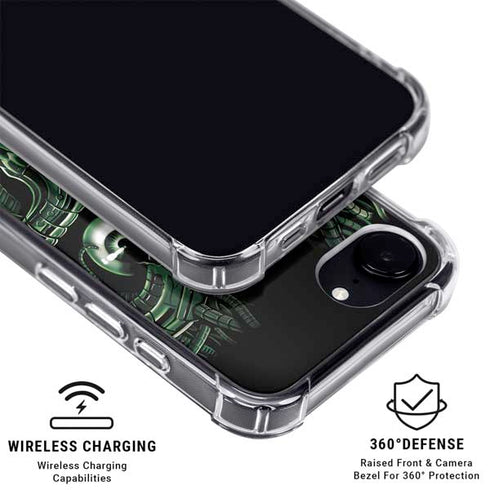 Liquid Blue Terminator Dragon iPhone 16e MagSafe Case