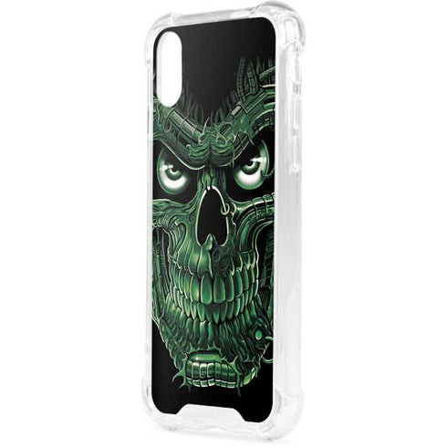 Liquid Blue Terminator Dragon iPhone XS Clear Case