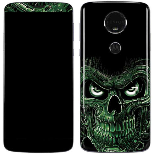 Liquid Blue Terminator Dragon Moto E5 Plus Skin