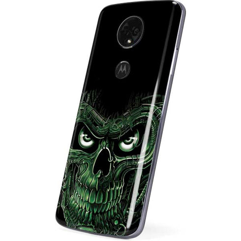 Liquid Blue Terminator Dragon Moto E5 Plus Skin