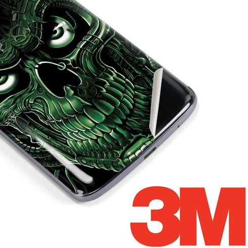 Liquid Blue Terminator Dragon Moto E5 Plus Skin