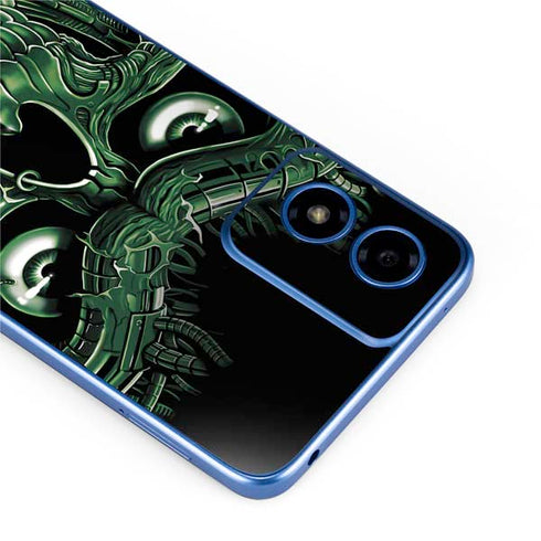 Liquid Blue Terminator Dragon Moto G Play 4G (2024) Skin