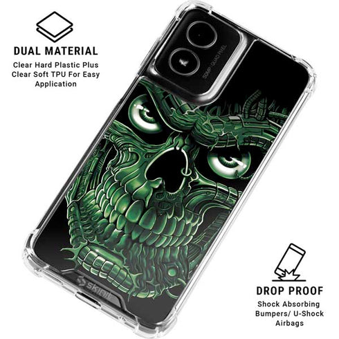 Liquid Blue Terminator Dragon Moto G Power 5G (2024) Clear Case