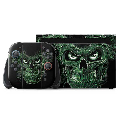 Liquid Blue Terminator Dragon Nintendo Switch 2 (2025) with Joy-Con Skin